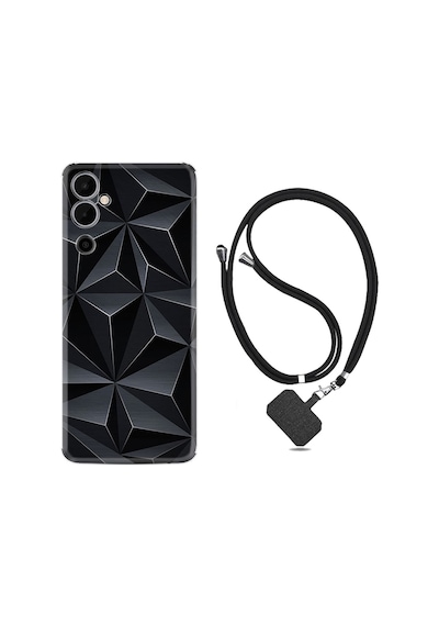 Tecno Pova 4 Kılıf Ipli Boyun Askılı Desenli Silikon Prizmalar 1782