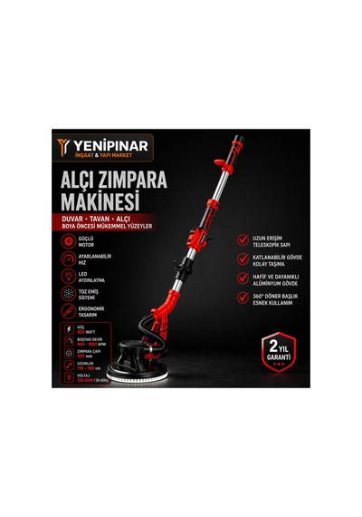 Rdx3775 850 W Duvar Zımparalama Makinesi