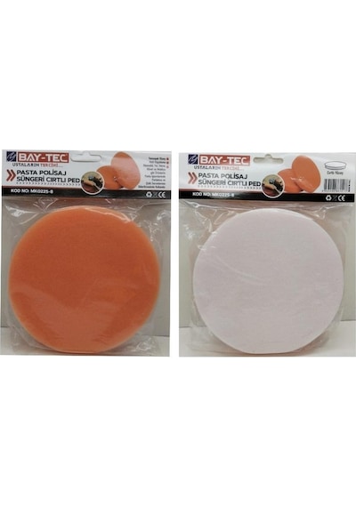 Bay-Tec Mk0225-8 Cırtlı Ped Pasta Polisaj Süngeri