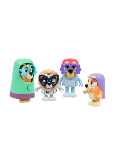 Bluey Here Come The Grannies Bluey 4'lü Karakter Figür Seti
