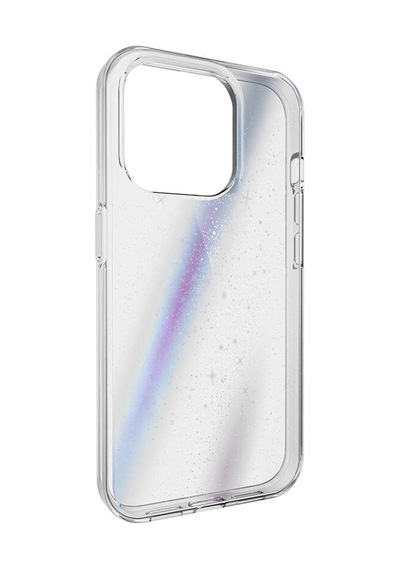 Apple Uyumlu iPhone 15 Pro Kılıf Imd Baskılı Bumper Lisanslı Switcheasy Cosmos Nebula Kapak Şeffaf