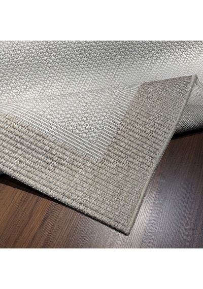 Mess Modern Dekoratif Yumuşak Dokulu Sisal Halı 3945 Krem Vizon Çok Renkli