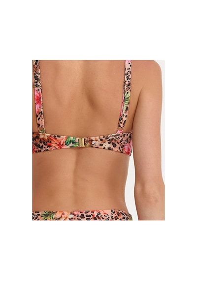 Argento Kadın Fiyong Detaylı Pembe Leopar Balensiz Çıkarılabilir İnce Kaplı Slip Bikini Takımı Pembe Leopar Argento Kadın Fiyong Detaylı Pembe Leopar Balensiz Çıkarılabilir İnce Kaplı Slip Bikini Takımı Pembe Leopar