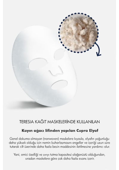 Marine Collagen Maske Yoğun Nem, Sıkılaştırıcı Etki Ve Parlak Cilt Bakım Maskesi