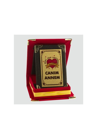 Canım - 408 - Annem - Nazblsmm - Plaketi Kırmızı