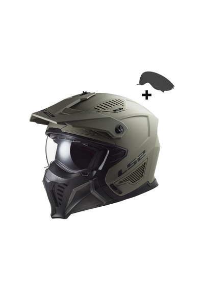 Ls2 Drıfter Mat Olıve Yeşil Kask Renkli