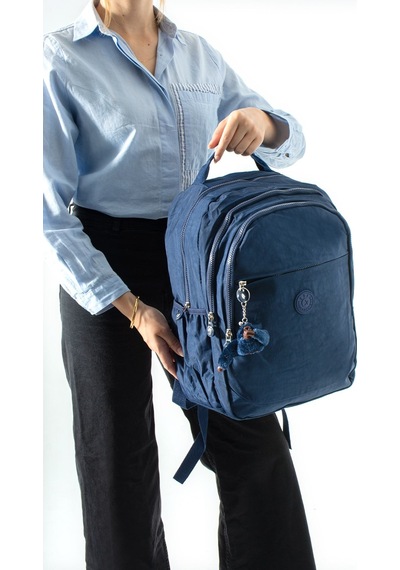 Ultra Hafif Çok Cepli Orta Boy Sırt Çantası Lacivert Model: 571-3k