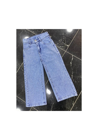 Erdem Kıds Kız Çocuk Jean Pantolon Palazzo Geniş Bol Paça Taş Detaylı Kot Pantolon Açık Mavi Açık Mavi Erdem Kıds Kız Çocuk Jean Pantolon Palazzo Geniş Bol Paça Taş Detaylı Kot Pantolon Açık Mavi Açık Mavi