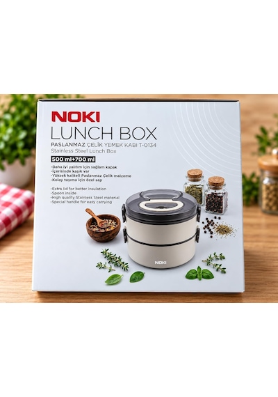 Nokı Lunch Box T-0134 500+700 Ml Paslanmaz Çelik Yemek Kabı Kaşıklı, Özel Saplı, Sızdırmaz, 2 Katlı Pembe Çok Renkli Nokı Lunch Box T-0134 500+700 Ml Paslanmaz Çelik Yemek Kabı Kaşıklı, Özel Saplı, Sızdırmaz, 2 Katlı Pembe Çok Renkli