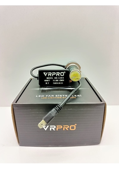 Vrpro H7 Mercekli Led Far Ampulü 1 Takım