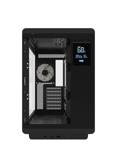 Hawk Gaming Hc710 850w 80+ Bronze Argb Akvaryum Atx Mid Tower Siyah Gaming Kasa