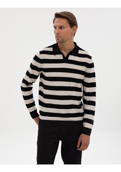Pierre Cardin Erkek Siyah Kazak /triko 50315949-vr046 Siyah