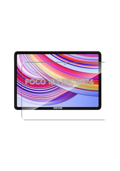 Xiaomi Poco Pad 8 Gb 256 Gb 12.1" 2024 Nano Kırılmaz Ekran Koruyucu Şeffaf Esnek Cam Tam Uyumlu