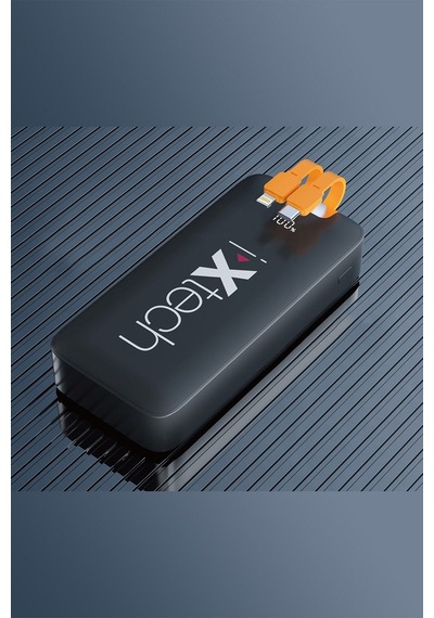 Ixtech Ix-pb023 20.000 Mah Powerbank Kablosuz Şarj Cihazı 22.5w Siyah Siyah