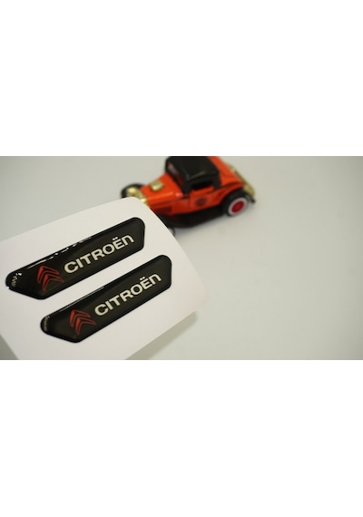 Citroen Logo C Elysee Çamurluk Yanı Ve Ayna Metalize Damla Desen