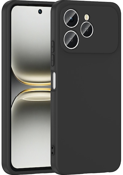 Tecno Spark 40 Kılıf Zore Mara Lansman Kapak Siyah