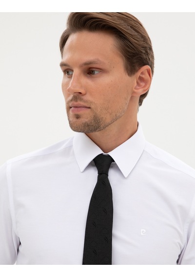 Pierre Cardin Beyaz Slim Fit Uzun Kollu Basic Gömlek 50325338-vr013