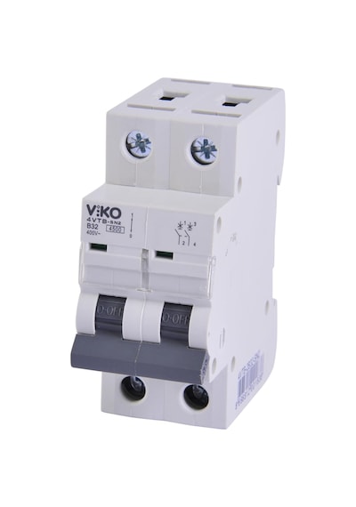 Viko 4vtb-2b32 Otomatik Sigorta 4,5ka B Tipi 2 Kutup 32a 10