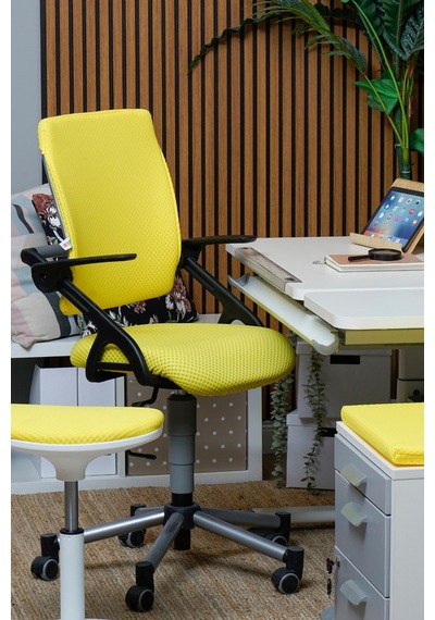 Creo Mobili Yükseklik Ve Sırt Ayarlı Vega Çalışma Sandalyesi, Ofis Ve Bilgisayar Koltuğu Sarı/sarı Gri Creo Mobili Yükseklik Ve Sırt Ayarlı Vega Çalışma Sandalyesi, Ofis Ve Bilgisayar Koltuğu Sarı/sarı Gri