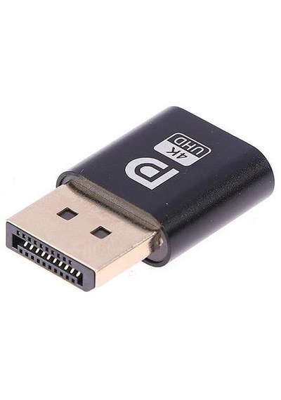 Displayport 4k Uhd Dummy Plug Sanal Monitör Ekran Kart Emülatörü