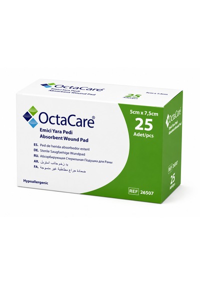 Octacare Emici Yara Pedi 5cmx7,5 Cm 25'li Paket