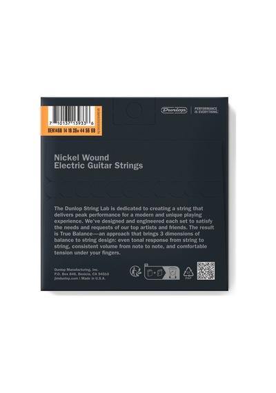 Jim Dunlop Nickel Wound Bariton Elektro Gitar Teli 14-68