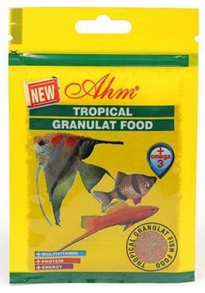 Ahm Tropical Ganulat Balık Yemi 15 G
