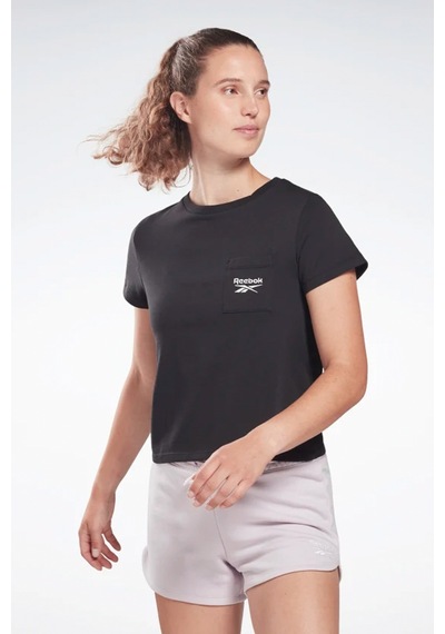 Reebok Rı Tee Siyah Kadın Kısa Kol T Shirt Siyah