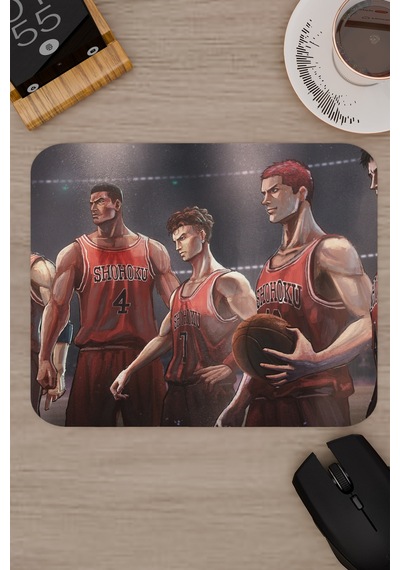 Slam Dunk Anime V1 - 22x18 Gaming Kauçuk Kaymaz Taban Mouse Pad Fare Altlığı