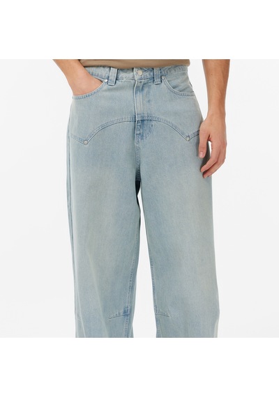 Karl Kani Og Washed Western Relaxed Baggy Erkek Mavi Pantolon Km253-010-1 Mavi