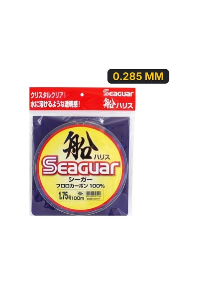Seaguar Fune Harisu %100 Fluoro Carbon Misina 100mt 0.285 MM