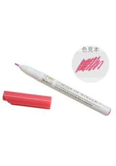 Zig Wınk Of Stella Simli Keçeli Kalem Pigment Mürekkepli Pembe