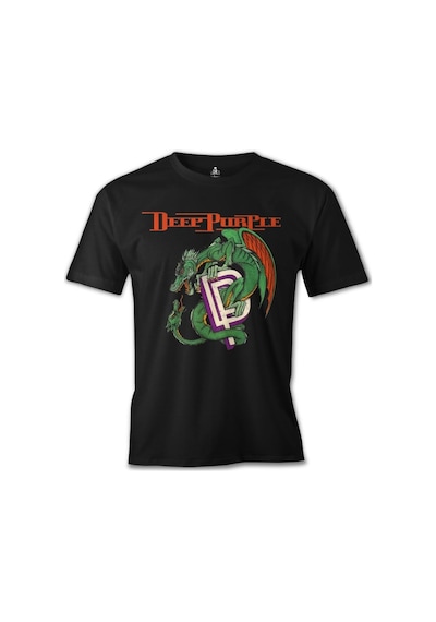 Deep Purple Siyah Erkek Tshirt