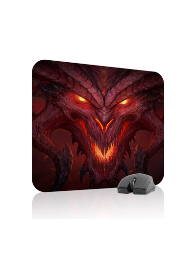 Diablo Kaymaz Dikişli Kauçuk Oyuncu Mousepad V2 - 48x40 Xl Gaming Mouse Pad Fare Altlığı