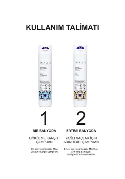 Saç Dökülmesine Karşı Şampuan Işlemsiz Yağlı Saçlar Sülfatsız & Vegan Formül 2 X 300 Ml