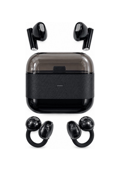Kablosuz Bluetooth Kulaklık 2 Si 1 Arada Klipsli Kulak İçi 4 Lü S