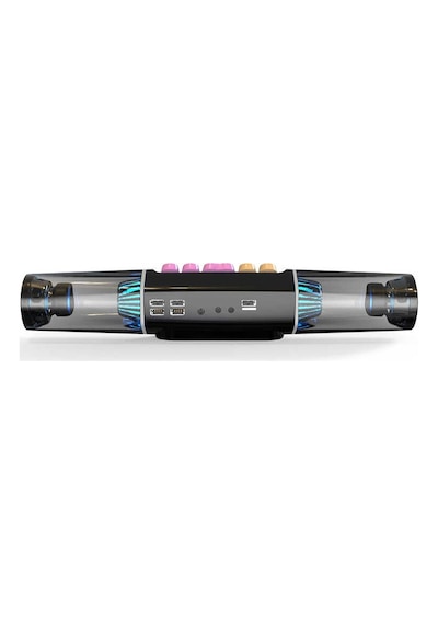 Soaiy SH19 Upgrade Kablosuz Bluetooth Gaming Hoparlör RGB Oyuncu Hoparlör - Mekanik Tuşlu & USB - ZORE-219370