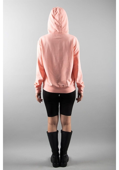 Pembe 2 Iplik Kapüşonlu Sweatshirt Çok Renkli