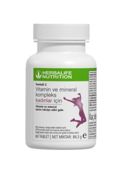 Herbalife Formül 2 Vitamin Ve Mineral Kompleks Kadınlar Için 60 Tablet Tybkk6e62bıv4udz48