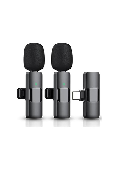 K9t2 Type-c Bağlantılı, 360 Ses Yakalama, Gürültü Azaltma Özellikli Android, İpad Ve İphone 15 Ve