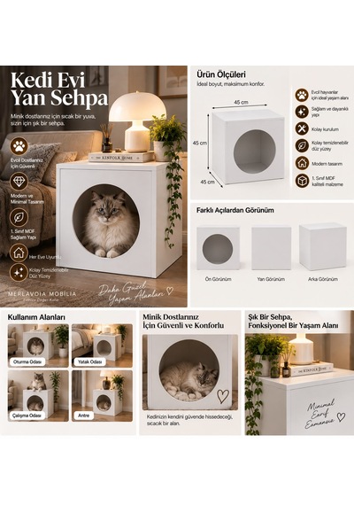 Kedi Evi Premium Şık