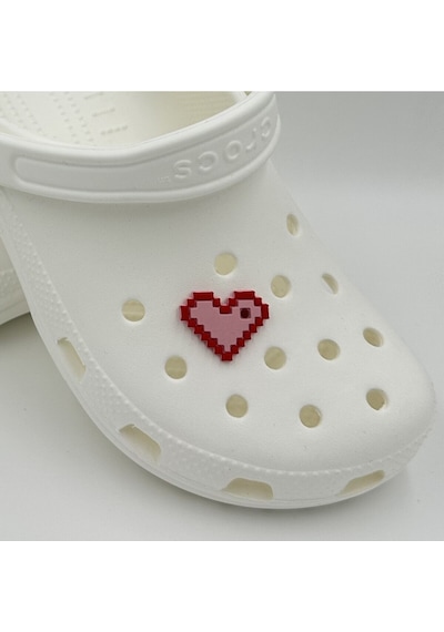 Crocs Terlik Süsü Ve Aksesuarı , Çanta Süsü Renkli Jibbitz Minecrft Kalp 05 Görselli Figür Aksesuarı Pembe-kırımızı-bordo Crocs Terlik Süsü Ve Aksesuarı , Çanta Süsü Renkli Jibbitz Minecrft Kalp 05 Görselli Figür Aksesuarı Pembe-kırımızı-bordo