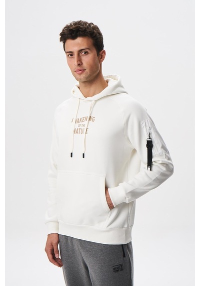 AR-MA Arma Erkek Regular Fit Koldan Cepli Kapşonlu Sweatshirt 001