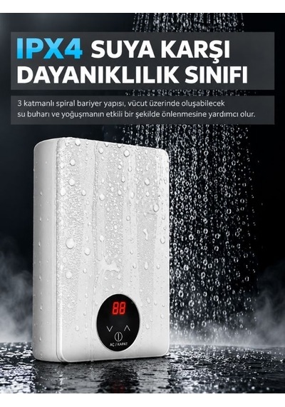 Zn-70 Elektrikli Anlık Su Isıtıcısı 7000w 220v Ipx4 Su Geçirmez Ev Kullanımı İçin