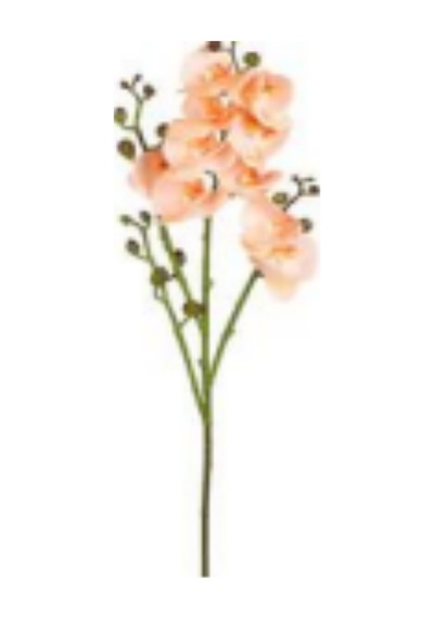 Yapay Çiçek Orkide Gerçek Dokulu Pembe 80 Cm. Çok Renkli