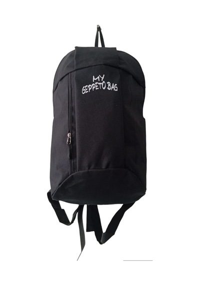 Mygeppetobag Unisex Siyah Sırt Spor Yürüyüş Kamp Bisiklet Çantası 10 Lt Siyah