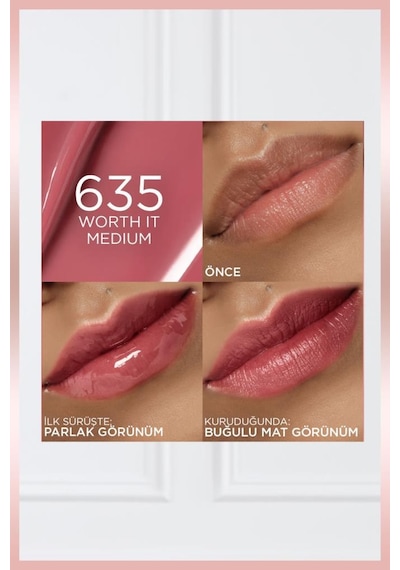 Hyaluron Lip Tint Dudak Parlatıcı - 635 Worth It Medium 3600524242787-11063 Diğer