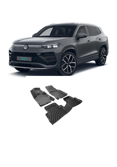 Volkswagen Tayron 2024- Sonrası Uyumlu 3d Havuzlu Paspas