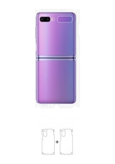 Galaxy Uyumlu Z Flip Arka Yan Koruyucu Darbe Emici Poliüretan Film Amerika Üretimi