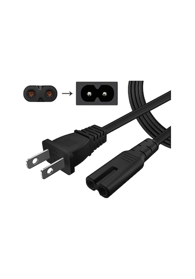 Amerikan USA Fiş Priz 2 Pin Power Kabo Güç Kablosu - 1.5 mt